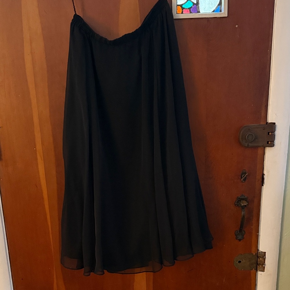 Patra Classic Black A-Line Skirt
